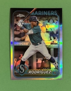 2024 Topps Chrome #300 Julio Rodríguez Refractor - Bild 1 von 2