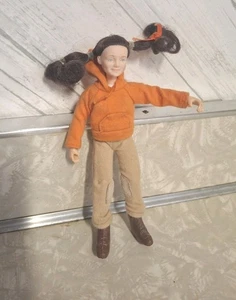 Breyer Animal Creations Girl Horse Rider Jockey Figure 6" Orange Hoodie RARE - Picture 1 of 4
