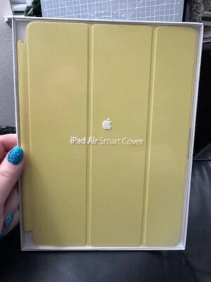 Genuine APPLE IPAD AIR SMART COVER MF057LL A YELLOW NEW!!! - Image 1 of 2
