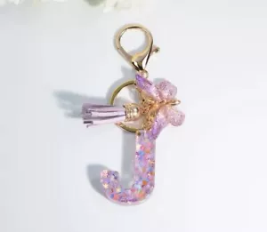 Stylish Alphabet Letter J Keychain – Personalized Accessory for Bags & Keys - Picture 1 of 3