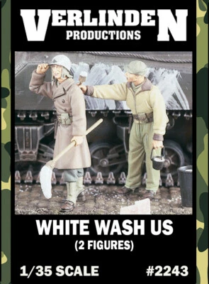 1/35 "White Wash" WWII US Soldiers (2 Figures/Set) VERLINDEN #2243 Resin Kits - Image 1 of 2