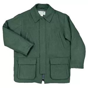 LL Bean Maine Guide Insulated Wool Parka Loden Green 271112 Men's Size XL - Picture 1 of 11