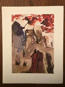La Divine Comédie - Gravure Salvador Dali - PURGATOIRE - Foto 1 di 1
