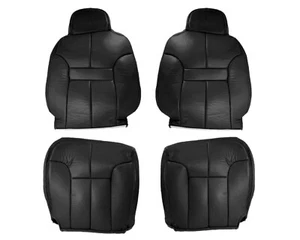 Black Seat Covers 1994 1995 1996 1997 For Dodge Ram Laramie SLT 1500 2500 3500 - Picture 1 of 23