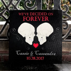 We've Decided On Forever Custom Canvas, Personalized Wedding Gift, - Picture 1 of 4