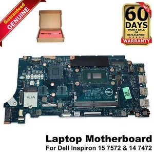 Placa madre Dell Inspiron 7572 7472 Core i7-8550U 4 núcleos 1,8 GHz T3H19 LA-F251P - Imagen 1 de 6