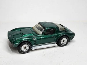 1989 Matchbox Corvette Grand Sport Green Real Rider Rubber Tires Premier 1:58 - Picture 1 of 9