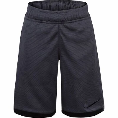 Nuevo con etiquetas Pantalones Cortos Nike Niños Jóvenes Dri-FIT 86D426 Gris Antracita Talla 4 NUEVO Foto 1 de 4