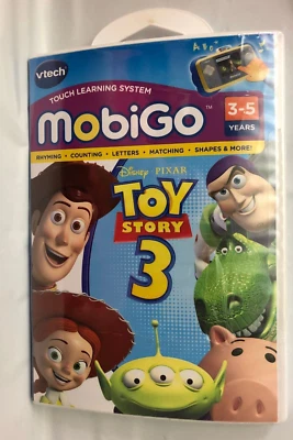 Vtech Touch Mobigo Toy Story 3 Game Learning System Cartridge Pixar - Image 1 of 3