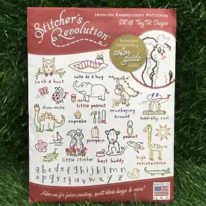 Stitcher's Revolution SR 16 Tiny Tot Design Bügelbild Stickmuster. 3A - Bild 1 von 4