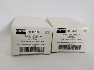 DAYTON 1EGB9 Single Function Time Delay Relay: Socket Mounted, 120V AC/DC - Picture 1 of 5