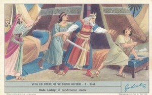 Liebig 6 cards V/G:  S1807 The Life and Works of Vittoria Alfieri (Italy)