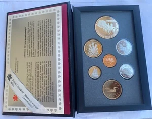 Hn Canadá Elizabeth II 1992 Set De 7 Monedas Con Dólar Ag Proof q899 - Picture 1 of 6