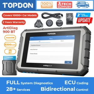 TOPDON AD900BT Car Diagnostic Scanner FULL System Bidirectional Tool ECU Coding - Picture 1 of 13