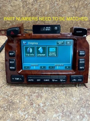 🧲06 07 2006 2007 Toyota Highlander Navigation Display Screen 86111-48090🧲 Foto 1 de 4