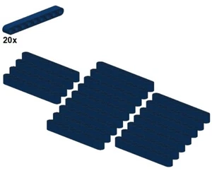 LEGO® - Technic Liftarms - Darkblue - 40490-08 - 1x9 (20Stk) - Balken - Dunkelbl - Bild 1 von 1