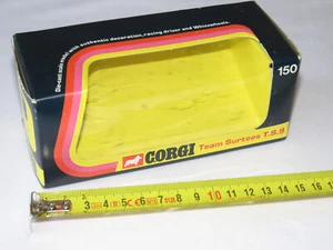 Vintage 1973 Mettoy Corgi 150 Team Surtees TS9 F1, Empty Display Box Only No Car - Picture 1 of 7