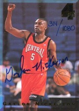 1994 Classic 4 Sport - GAYLON NICKERSON - Autograph Rookie - CENTRAL. /1080