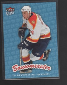 JAY BOUWMEESTER 2006-07 FLEER ULTRA ICE MEDALLION CARD #87  /100