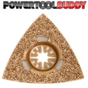 78mm Triangular Carbide Rasp Oscillating Multi Tool Blades Grout Mortar Concrete - Picture 1 of 1