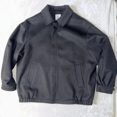 Peter Millar Men’s Large 100% Cashmere Jacket Coat Full Zip Black Soft Lined L - Image 1 of 4