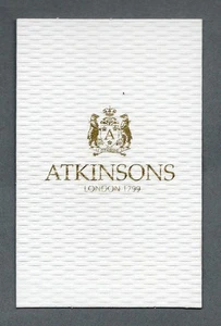 Carte Publicitaire - Werbekarte - Atkinsons - Bild 1 von 1