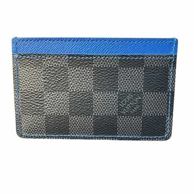 Louis Vuitton Damier Graphite Porte Carte Sample N64029 Bla Free Shipping [Used] - Image 1 of 4