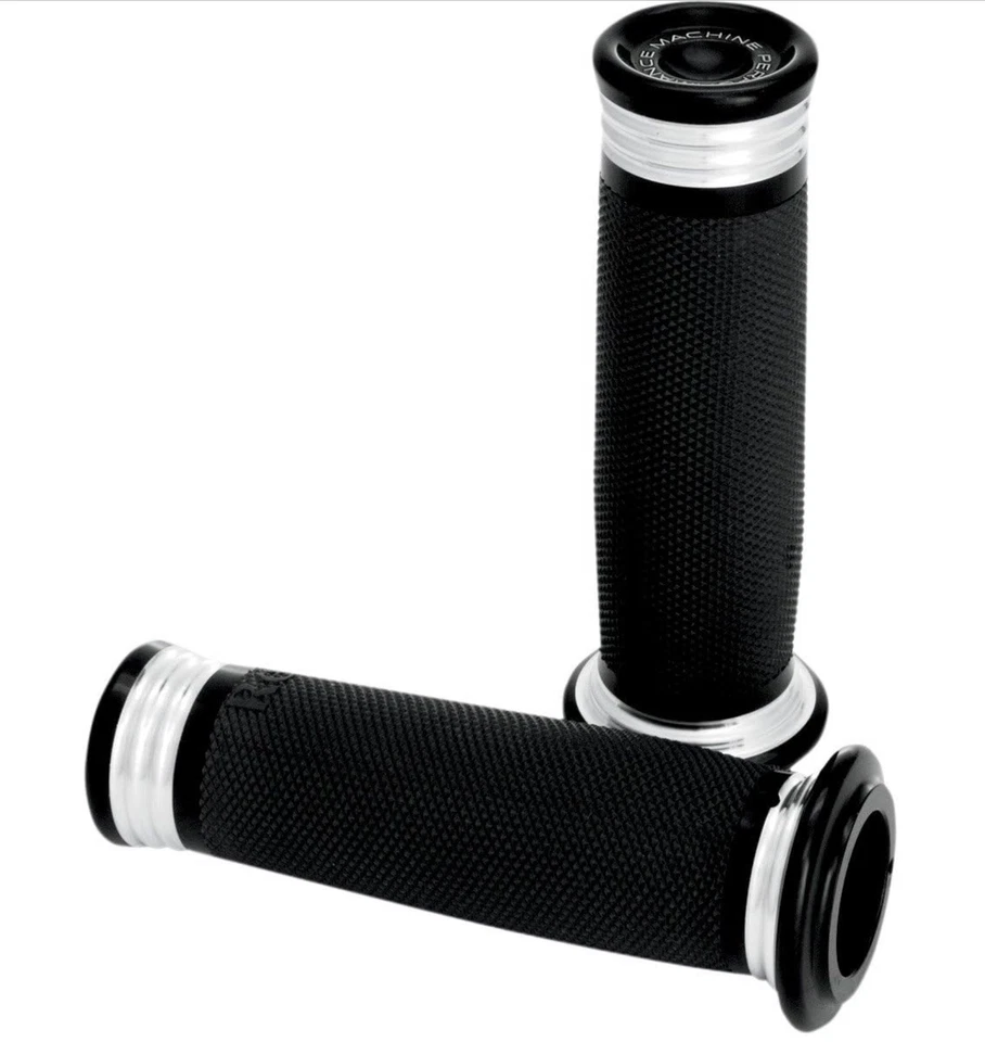 Performance Machine Merc Contract Cut Grip For Harley-Davidson 0063-2057-BM - Image 1 of 4