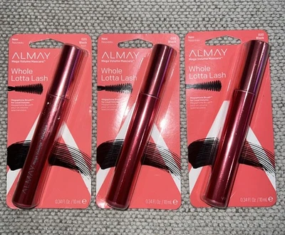3 Pack Almaty Whole Lotta Lash Mega Volume Mascara 020 BLACK 0.34 fl oz - Image 1 of 4