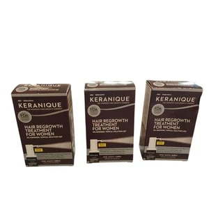 3 Keranique Hair Regrowth Treatment For Women (One Month Supply) READ - Picture 1 of 8