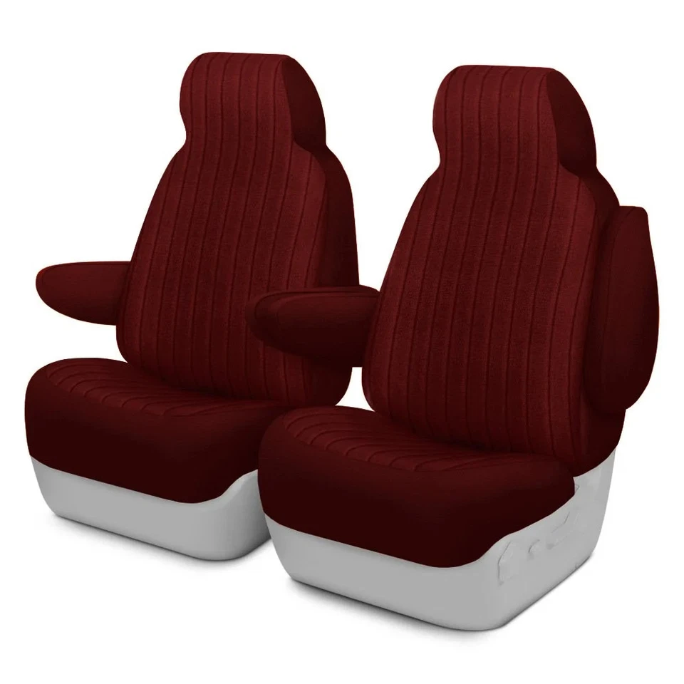 For Pontiac Torrent 06-09 Duramax Tweed 1st Row Maroon Custom Seat Covers Foto 1 de 2