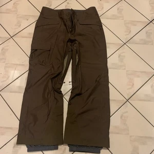 Patagonia Snowboard Esquí Nieve Pantalones Para Hombres Grandes H2NO Ventilado Cintura Ajustable Marrón - Imagen 1 de 12