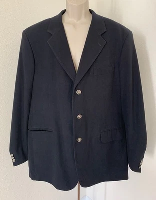 ALDO ROSSINI Mens Black Single Breasted Pocket Casual Blazer Jacket Sz XL Foto 1 de 4