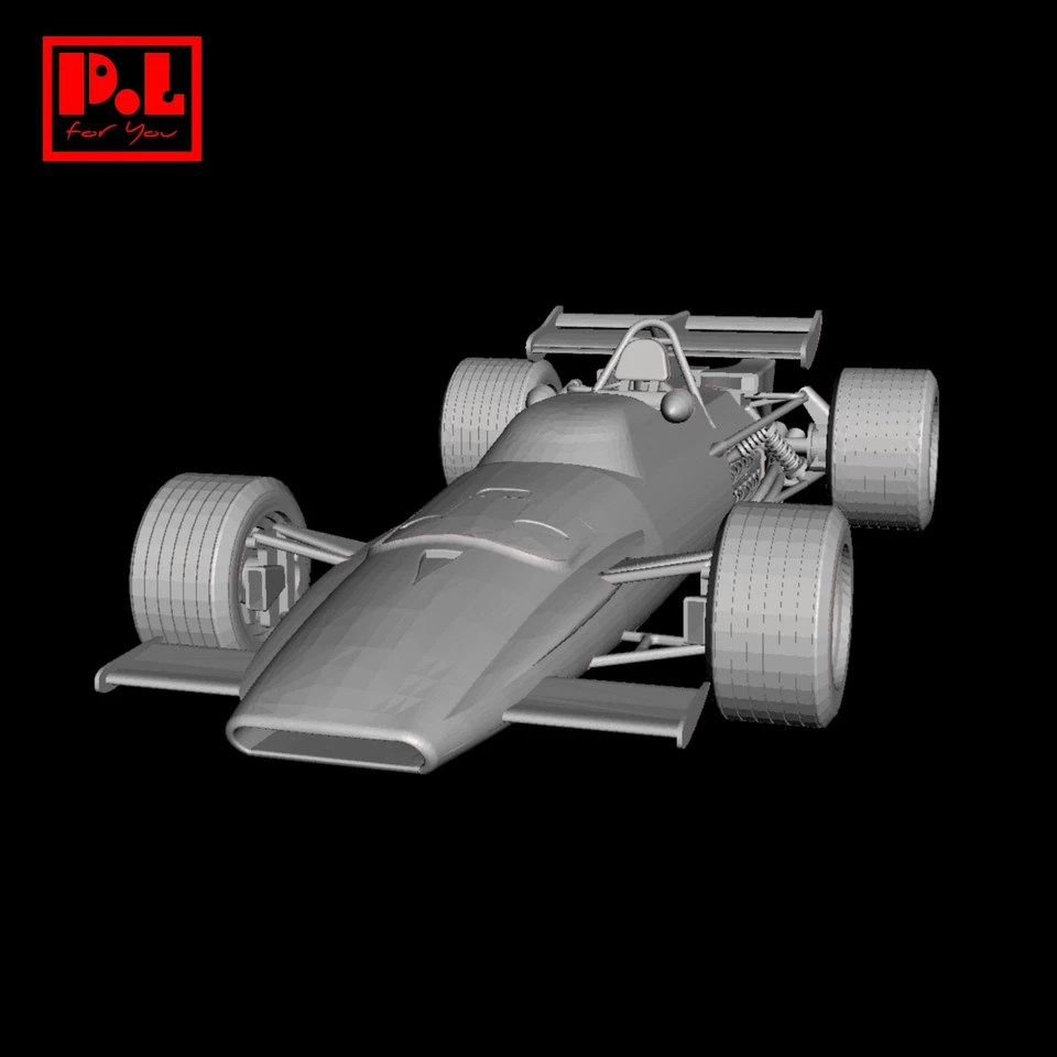 STL файл - Ferrari 312B (1970) - 3D печать 1/87 64 43 32 24 18 hot wheels CMC BBR - Изображение 1 из 4