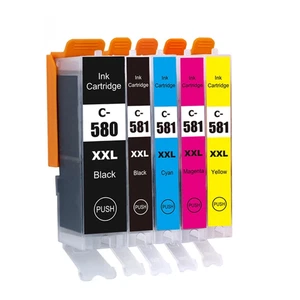 Ink For Canon Pixma TS705 TS705a PGI580 CLI581 XXL Multipack Set Ink Cartridges - Picture 1 of 6