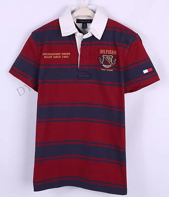 Tommy Hilfiger Men Logo Polo Classic Fit Rugby Shirt - Free $0 Shipping - Image 1 of 2