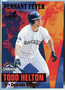 1999 Pacific Aurora Pennant Fever Copper TODD HELTON Extremely Rare SP #/20
