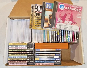 Huge 155 Karaoke Disc Lot All Genre From Rock To Country And Motown Mix Companys - Picture 1 of 12