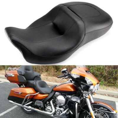 Driver Rider Passenger 2 Up Seat For Harley Touring Electra Glide FLHT 2008-2015 - Image 1 of 4