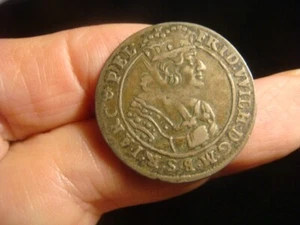 STATI TEDESCHI. BRANDEBURGO-PRUSSIA. FRIEDRICH WILHELM. 18 GROSCHEN 1685. - Foto 1 di 2
