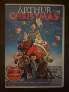 Arthur Christmas DVD Animated Kids Movie + Justin Bieber Song James McAvoy NEW - Picture 1 of 1