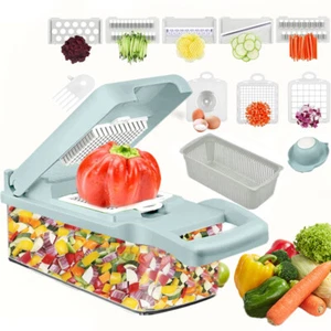 G 15 in 1 Multifunctional Vegetable Chopper Handle Food Grate Food Chopper Vege - Picture 1 of 10