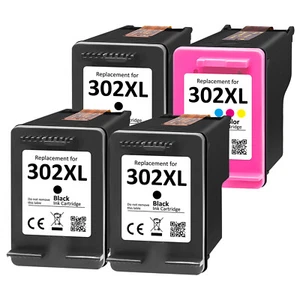 WKŁADY DO DRUKARKI do HP 302 XL Envy 4511 4520 4521 4522 4523 4524 4525 4527 4528 - Zdjęcie 1 z 12
