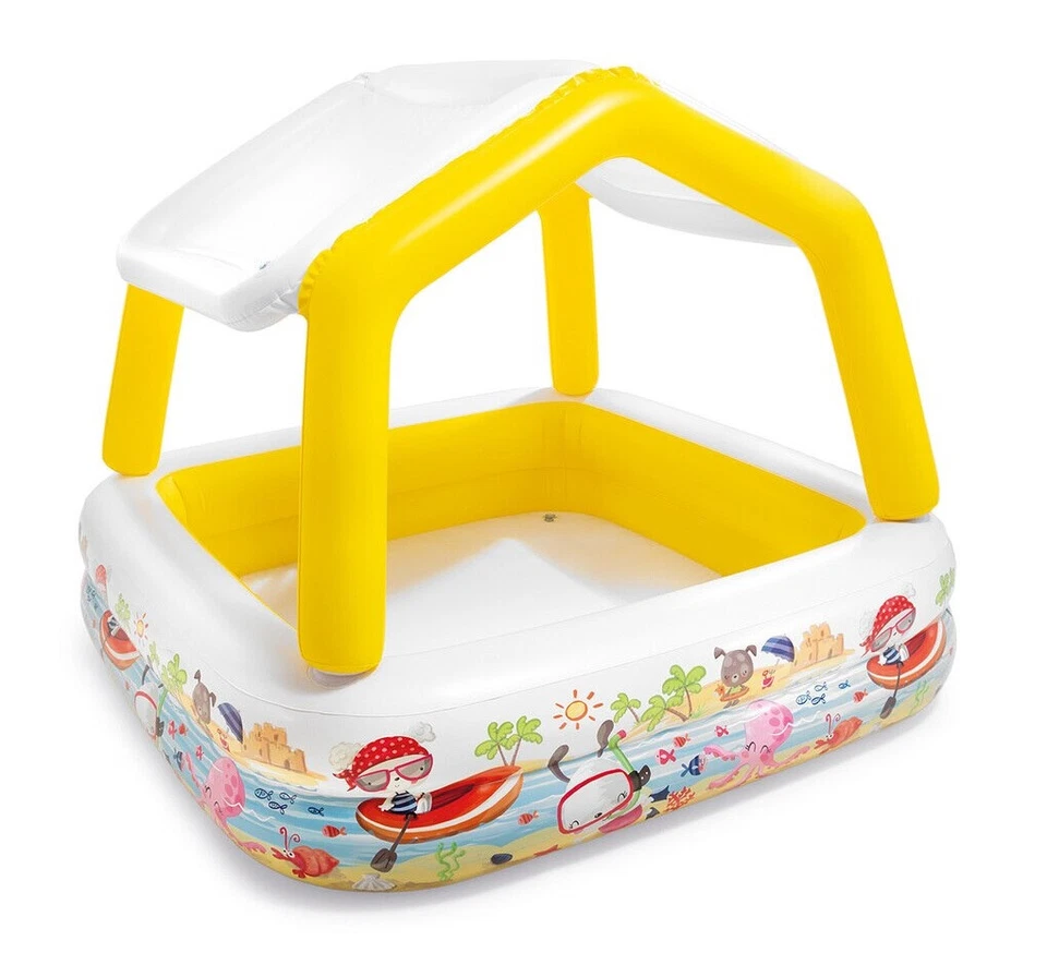 Intex Sun Shade 57470EP Inflatable Kid Pool - 62" x 62" x 48"