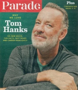 PARADE - TOM HANKS COVER + CINNAMON BUN BREAD - Picture 1 of 1