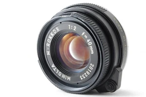 【MINT】Minolta M Rokkor 40mm f/2 Lens Leica M Mount For CLE CL From JAPAN - Picture 1 of 12