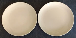 Cook’s Tools ~ Set of 2 ~ 7⅜" WHITE PORCELAIN PLATES ~ Microwave and Dishwasher - Picture 1 of 5