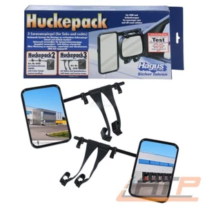 2x HAGUS 6430 HUCKEPACK 3 CARAVANSPIEGEL WOHNWAGENSPIEGEL AUFSTECKSPIEGEL - Bild 1 von 6