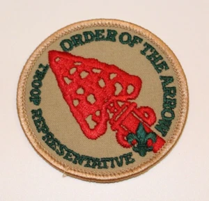 Parche representativo de la tropa Order of the Arrow, versión bronceada, como nuevo - Imagen 1 de 1