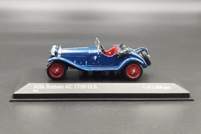 1:43 Alfa Romeo 6C 1750 GS Blue Minichamps - Immagine 1 di 4